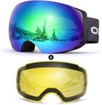 Odoland Ski Goggles, OTG and UV Pro