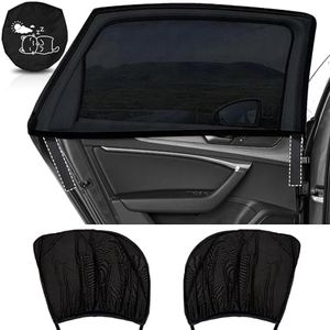 iZoeL Car Window Shades for Baby Car Sun Shade for Kids with UV Protection Car Shades for Window Children Sun Visor Car Curtains - Stretchable Fits Most Vehicles Car Blackout Blinds