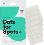 Dots for Spots Pimple Patches - Translucent Hydrocolloid Patch Spot Treatment Stickers for Face and Body - Fast-Acting, Vegan & Cruelty Free Korean Skin Care Pack of 60