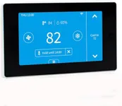 Smart Thermostat for House with C-Wire Adapter, Programmable WiFi Thermostat Compatible with Alexa and Google Assistant,Energy Saving, Remote Control Tuya/Smart Life, C-Wire Require