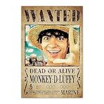 Grupo Erik One Piece Netflix - Wanted Monkey D. Luffy Poster - 35.8 x 24.2 inches / 91 x 61.5 cm - Shipped Rolled Up - Cool Posters - Art Poster - Posters & Prints - Wall Posters