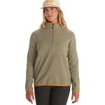 MARMOT Women's Rockin 1/2 Zip Jacket, Vetiver, Medium