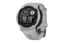 Garmin Instinct 2 Solar, Rugged Outdoor Watch with GPS, with Solar Charging Capabilities, Built for All Elements, Multi-GNSS Support, Tracback Routing and More, Mist Gray
