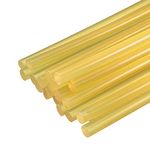 uxcell Mini Hot Glue Gun Sticks 8-inch x 0.27-inch for Glue Guns, Yellow Clear 20pcs