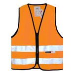 Salzmann 3M Children's High Visibility Safety Vest with Zipper | Made with 3M Reflective Material