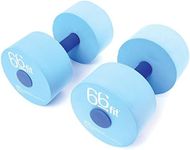 66fit Aqua Floatation Dumbbells x 2pcs - Aqua Foam Aerobic Water Pool Barbells