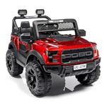 LITTLE PUP Battery Car for Kids | Battery Operated Big Size Car | Electric Ride On (Red)