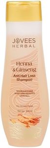 Jovees Herbal Henna & Ginseng Anti Hair Loss Shampoo | For Hair Growth & Hair Fall Control With Henna, Ginseng & Amla Extract | For All Hair Type 300ML