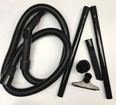 Maresh Products Shop Vac Style Vacuum Cleaner Crushproof Commercial Grade Hose with Tool Set. Has 2 1/2" Coupling for The Tank of The Vacuum and use The Standard 1 1/4" Hose attachments.