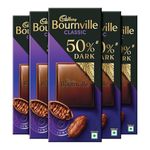 Cadbury Bournville Rich Cocoa Dark Chocolate Bar, 80 g (Pack of 5)