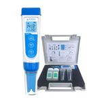 Apera Instruments EC60 Premium Conductivity Pocket Tester, ±1% Accuracy, Easy Switch of EC/TDS/Salinity, Replaceable BPB Sensor, ±0.5°C Temperature Sensor