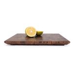 BStudiobySR® End Grain Chopping Board | Teakwood Board with Non-Slip Rubber feet | 14* 9*1 inch | Vegetables, Meat, Cheese Cutting | Food Grade Finish with Mineral Oil and Beeswax (REGULAR END GRAIN)