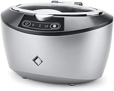 Life Basis Professional Ultrasonic Cleaner, 42KHz Sonic Cleaning Stainless Steel 750ML Automatic Timer Cleaner for Jewelry Glasses Rings Coins Watches Professional for Home (Grey White)