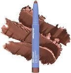 ALLEYOOP 11th Hour Waterproof Cream Eyeshadow Stick – Long-Lasting Eye Shadow Pencil & Eyeliner, Cream to Powder Stick & Highlighter – Smudge-Proof Eyeshadow Matte, Cinnamon Brown Matte