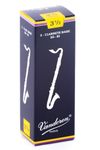 Vandoren CR1235 Bass Clarinet Traditional Reeds Strength 3.5; Box of 5