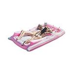 FUNBOY Giant Inflatable Luxury Pink Retro Convertible Classic Sports Car Pool Float, Perfect for a Summer Pool Party