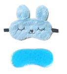 Jenna™ Cute Sleeping Eye Shade Mask Cover for Insomnia, Meditation, Puffy Eyes and Dark Circles Blue With Gel