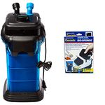 Penn-Plax Cascade 1000 Canister Filter for Upto 100 Gallon Aquariums, 265GPH + Penn-Plax Cascade 700/1000 GPH Canister Filter Aquarium Bio Sponge Replacement