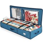 Hearth & Harbor Under- Bed Container, Storage Holiday Accessories, 600D Oxford-Polyester Fabric, Paper, Wrap Box, M