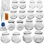 Professional Chinese Acupoint Cupping Therapy Sets, 16 Pcs Glass Cupping Set