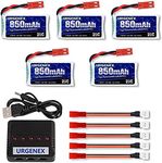 URGENEX 3.7V Lipo Battery 850mah Re