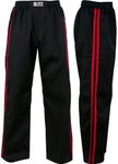 Blitz Classic Polycotton Contact Trousers - Black/Red - 4/170cm