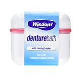 Wisdom Denture Bath With Rinsing Basket ( Pack of 1)