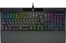 Corsair K70 PRO RGB Optical-Mechanical Wired Gaming Keyboard - OPX Linear Switches - Double-Shot PBT Keyboards - iCUE Compatible - QWERTY ES - PC, Xbox - Black