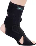 JOMECA Drop Foot Brace with Arch Support, Medical Grade Adjustable AFO & Foot Orthosis Brace for Walking, Relieve the Instability of Lower Limbs by MS, TBI, Stroke, Cerebral Palsy, Fracture HSA/FSA Eligible (Left, Small)