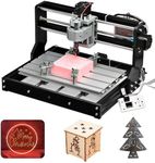 Genmitsu CNC 3018-PRO Router Kit GRBL Control 3 Axis Plastic Acrylic PCB PVC Wood Carving Milling Engraving Machine, XYZ Working Area 300x180x45mm