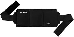 kwmobile Hot/Cold Gel Compress Wrap - Reusable Ice and Heat Pack Wrap for Back Knee Ankle Elbow Wrist and More - Black