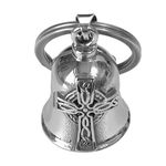 Motorcycle Bell - Riding Bell | guardians Bells | Motorcycle Keychain | Riding Luck Key Chain Bell | Steel Alloy Biker Bell | Motorcycle Angel Bell | guardians Angel Bell, Luck Bell for bikes