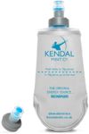 Kendal Mint Co. Refillable Energy Gel Soft Flask for Sports Nutrition & Energy Gels, 150ml BPA Free NEW Bite-Valve Cap, Reusable, Dishwasher Safe