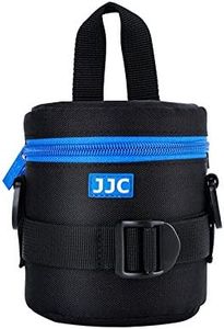 JJC Deluxe Lens Case Pouch Bag for Canon EF-S 18-55mm/EF 50mm f1.8/RF-S 18-150mm, Nikon AF-S 18-55mm/AF-P 18-55mm/AF-S 50mm f1.8, Fujifilm XC 16-50mm/XF 18-55mm & More Lens Below 2.95" x 3.93"(D x L)