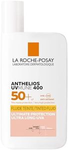 La Roche-Posay Anthelios UVMune 400 SPF50+ Invisible Tinted Fluid Sun Cream For Sensitive Skin With Mexoryl 400, UVB, UVA, and Ultra Long UVA Ultimate Protection, 50ml