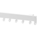 Swish Supreme Glide Aluminium Curtain Track Set, White, 300 Cm