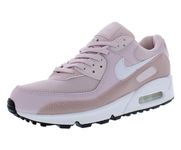 NIKE Women's WMNS AIR MAX 90 Sneaker, Barely Rose/Summit White-Pink OXFOR, 6.5 UK