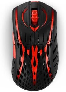 PWNAGE Stormbreaker v3 Wireless Magnesium Gaming Mouse 8kHz - 50grams Ultralight Esports Pro Gamer Flawless Professional PAW3395 Optical Sensor 36,000 DPI - 8000Hz -100% PTFE Skates Ergo -Bloodline