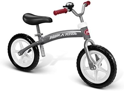 Radio Flyer Balance Bike Glide and Go, Gray