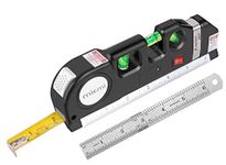 micmi Laser Level, Multipurpose Laser Tape Measure Line 8ft+ Tape Measure Ruler Adjusted Standard and Metric Rulers Update Batteries MICMI