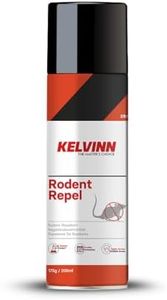 Kelvinn Rodent Repellent Spray 200ml, Natural Peppermint & Clove Rat Repellent for Car Engine Home Indoor Outdoor Use, Non Toxic Humane Mice Rats Squirrels Deterrent, Long Lasting Protection
