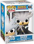 Funko Pop! Games: Sonic 30th Anniversary - Silver The Hedgehog Vinyl Figure, Multicolor