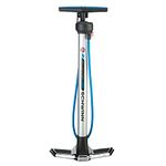 Schwinn Air Center Max Floor Pump with Gauge, Silver