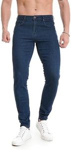 TEGIAS Mens Slim Fit Stretch Jeans Classic Comfort Regular Fit