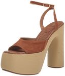 Sam Edelman Women's Grayson Platform Sandal, Frontier Brown, 7 UK