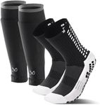 LUX Sports Performance Grip Socks + Sleeves For Men Women - Latest Grips Technology