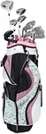 Founders Club Women's Ladies Complete Golf Set (16 Piece) Standard or Petite Length Right Handed (Rose, Standard)