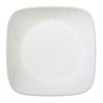 Corelle Square Pure White 6-1/2 Plate (Set of 4) by Corelle Coordinates