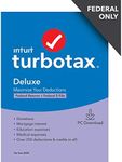 [Old Version] TurboTax Deluxe 2020 Desktop Tax Software, Federal Returns Only + Federal E-file [Amazon Exclusive] [PC Download]