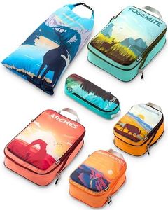 Compression Packing Cubes, Organizers for Travel (National Park)